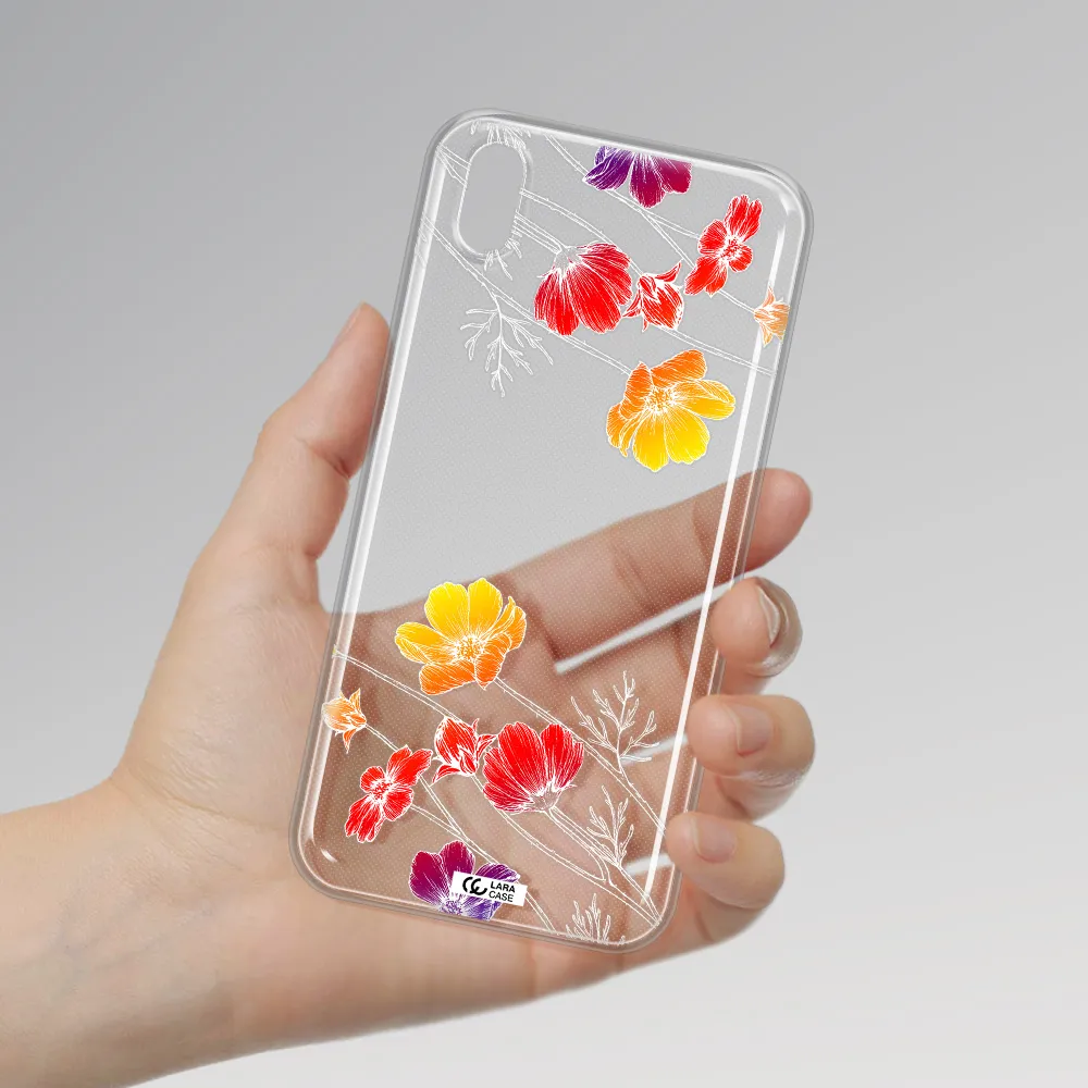 Hibiscus Flower Huawei Honor 8S Clear TPU Case