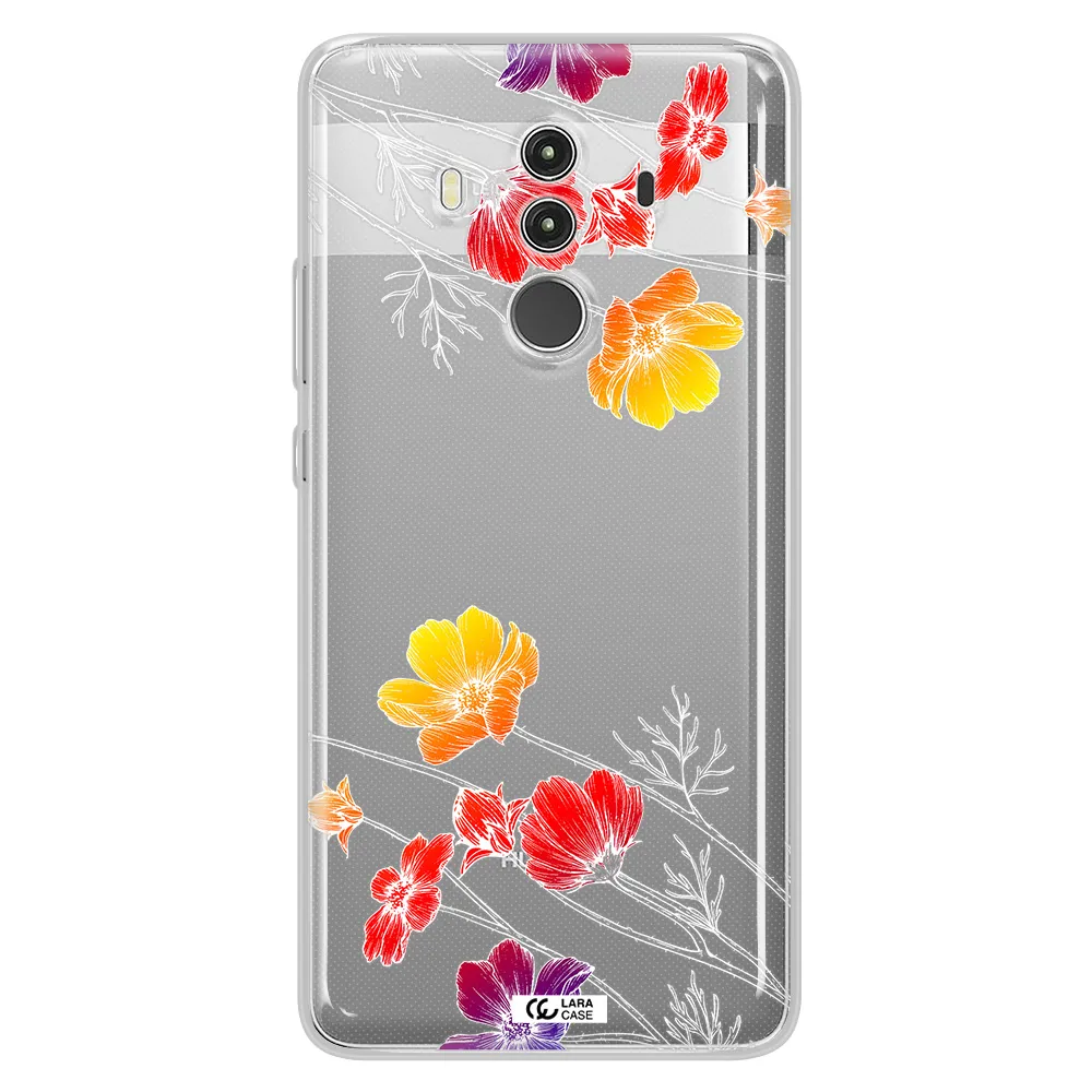Hibiscus Flower Huawei Mate 10 Clear TPU Case