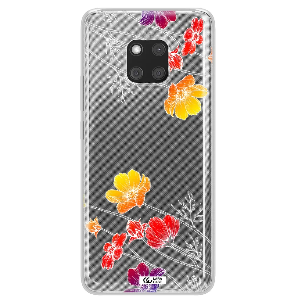 Hibiscus Flower Huawei Mate 20 Pro Clear TPU Case