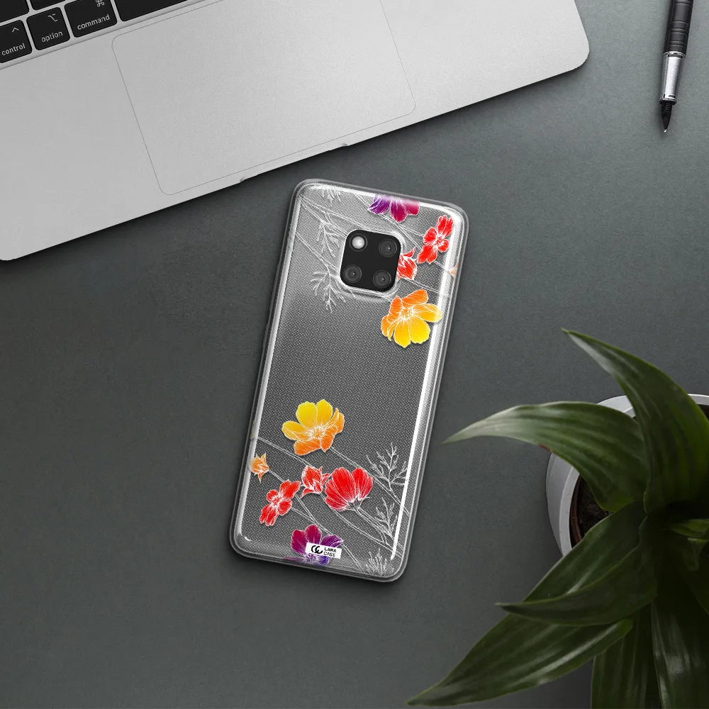 Hibiscus Flower Huawei Mate 20 Pro Clear TPU Case