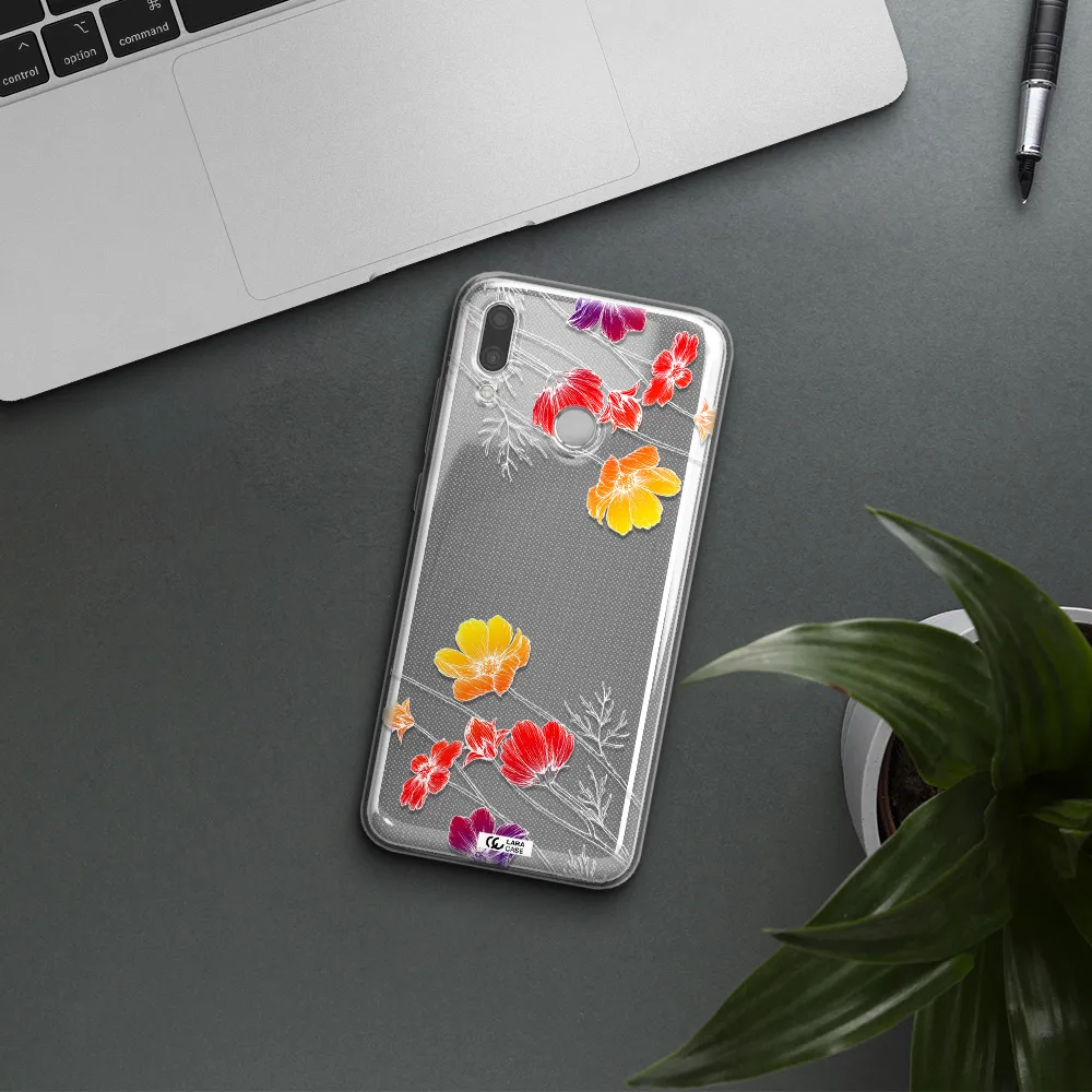 Hibiscus Flower Huawei P Smart 2019 Clear TPU Case