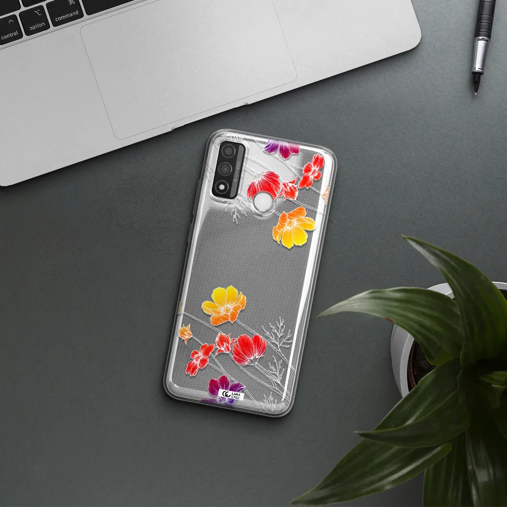 Hibiscus Flower Huawei P Smart 2020 Clear TPU Case