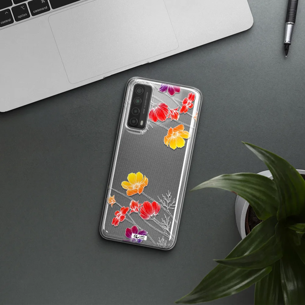 Hibiscus Flower Huawei P Smart 2021 Clear TPU Case