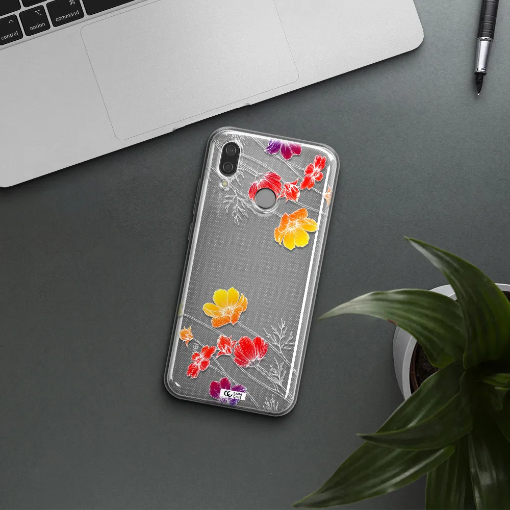Hibiscus Flower Huawei P20 Lite Clear TPU Case