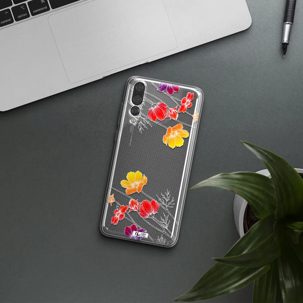 Hibiscus Flower Huawei P20 Pro Clear TPU Case