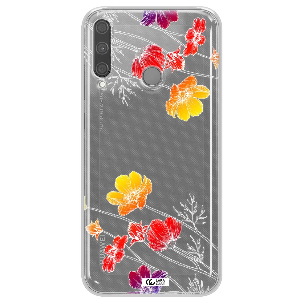 Hibiscus Flower Huawei P40 Lite E Clear TPU Case