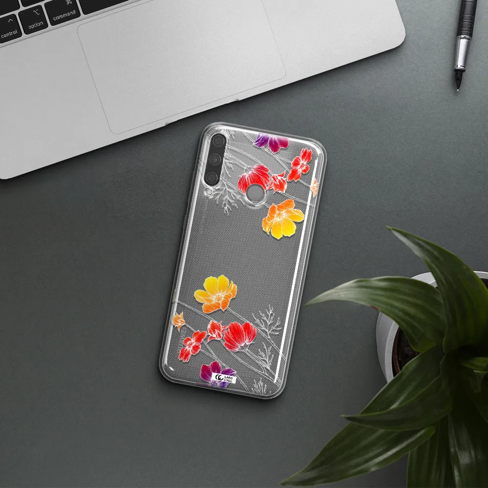 Hibiscus Flower Huawei P40 Lite E Clear TPU Case