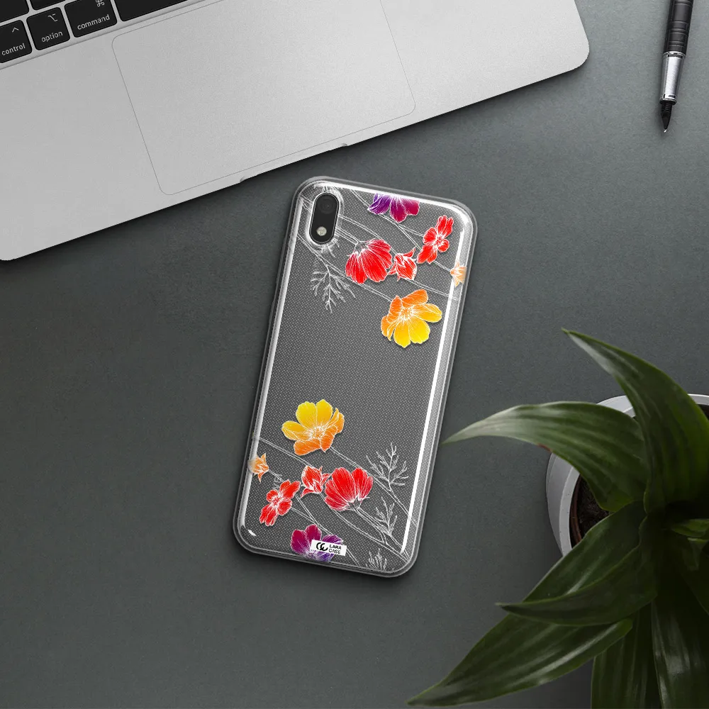 Hibiscus Flower Huawei Y5 2019 Clear TPU Case