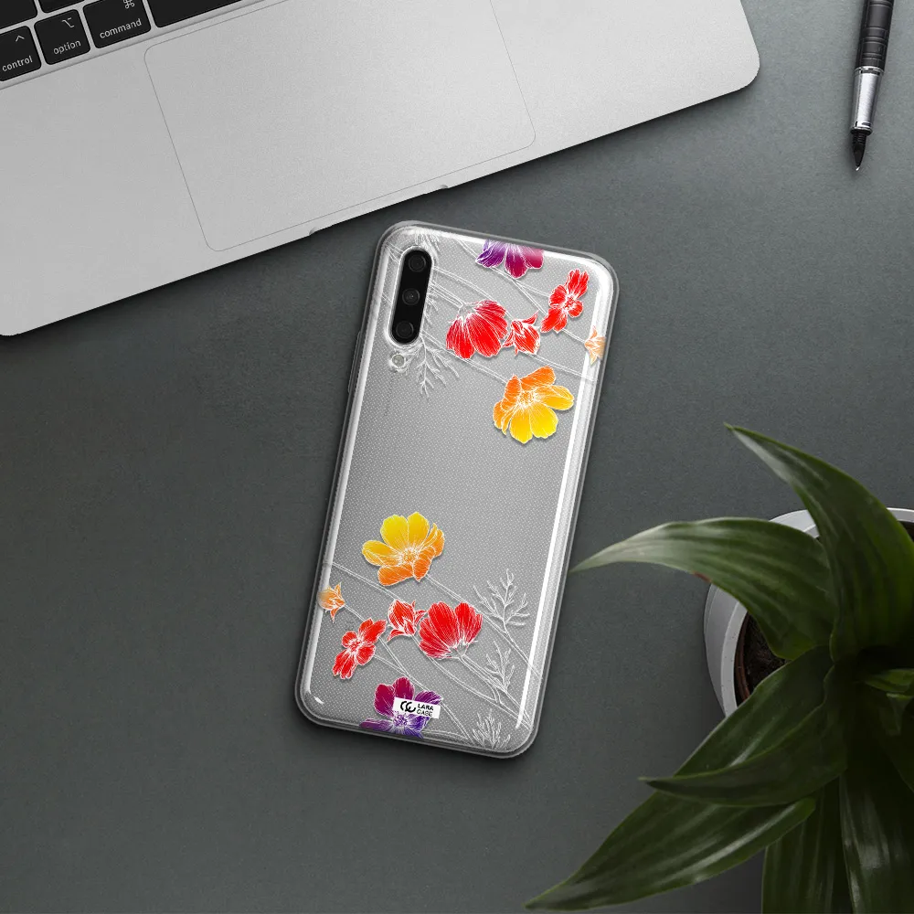 Hibiscus Flower Huawei Y9S Clear Tpu Case