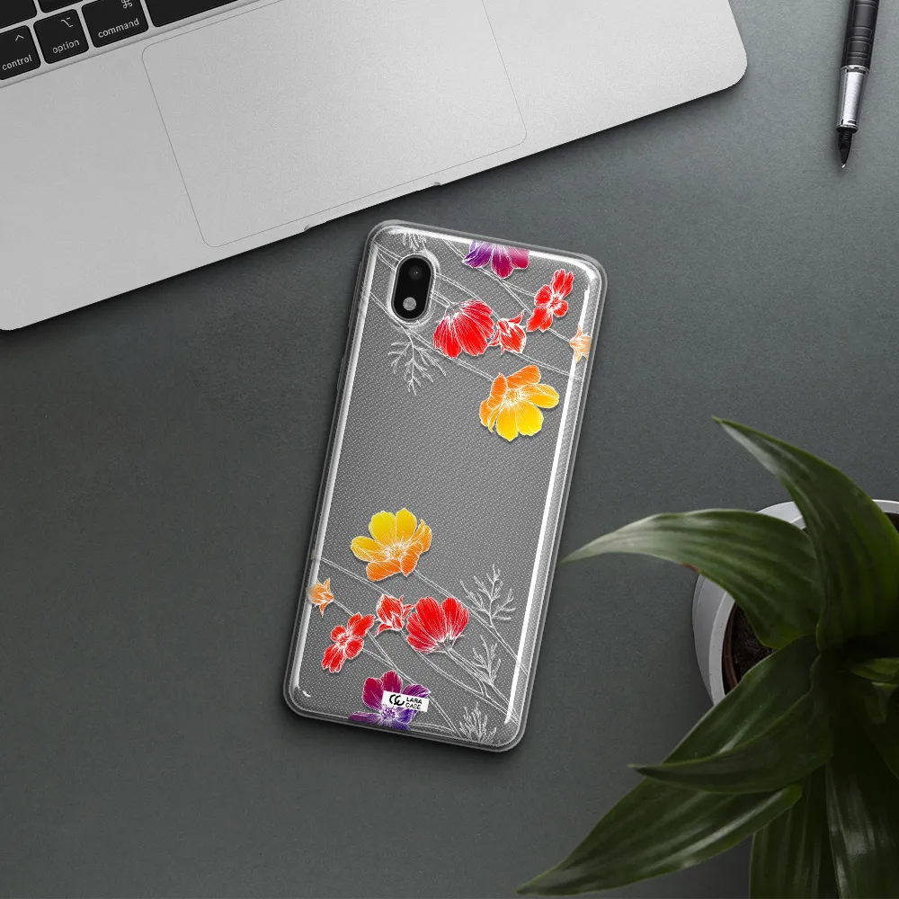 Hibiscus Flower Samsung A01 Core Clear Tpu Case
