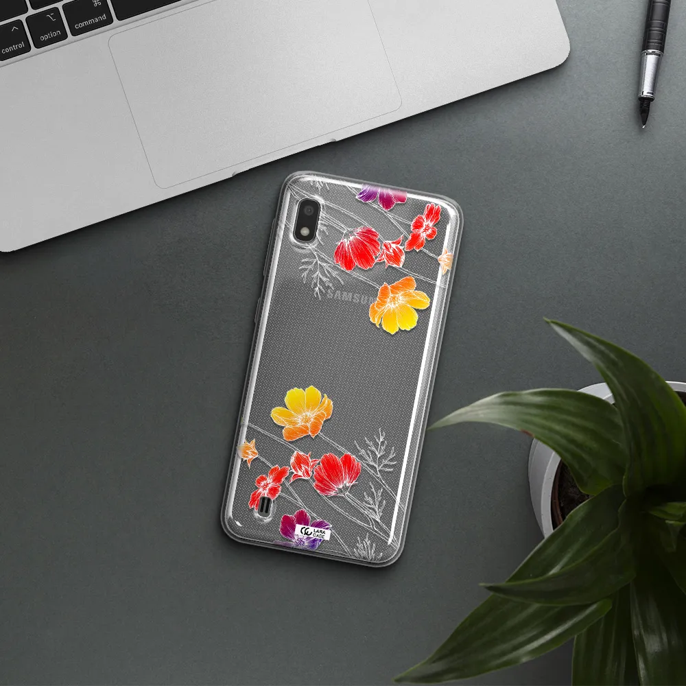 Hibiscus Flower Samsung A10 Clear TPU Case