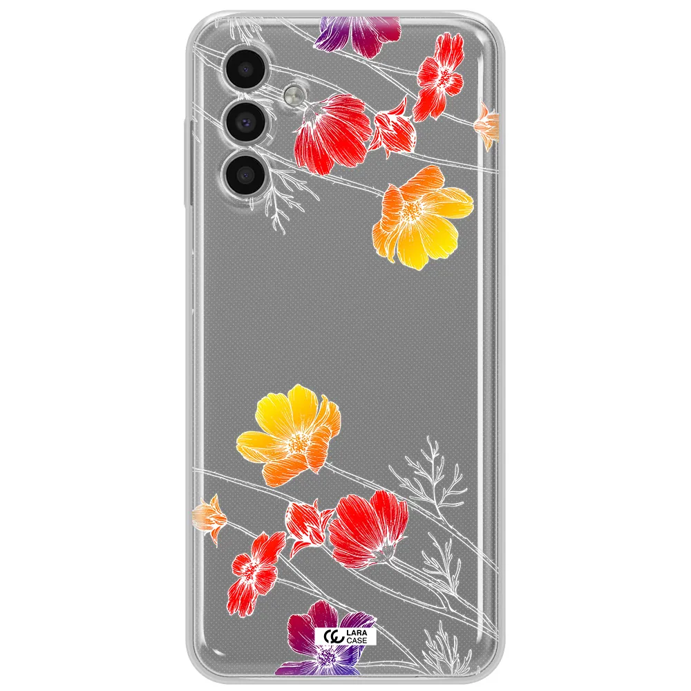 Hibiscus Flower Samsung A13 5G Clear Tpu Case