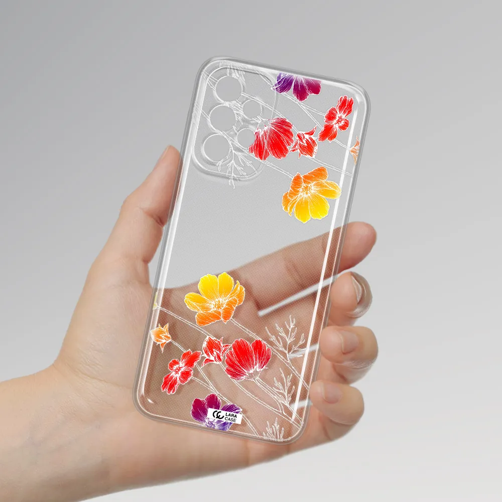 Hibiscus Flower Samsung A23 5G Clear Tpu Case