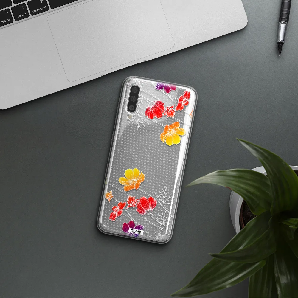 Hibiscus Flower Samsung A50 Clear TPU Case