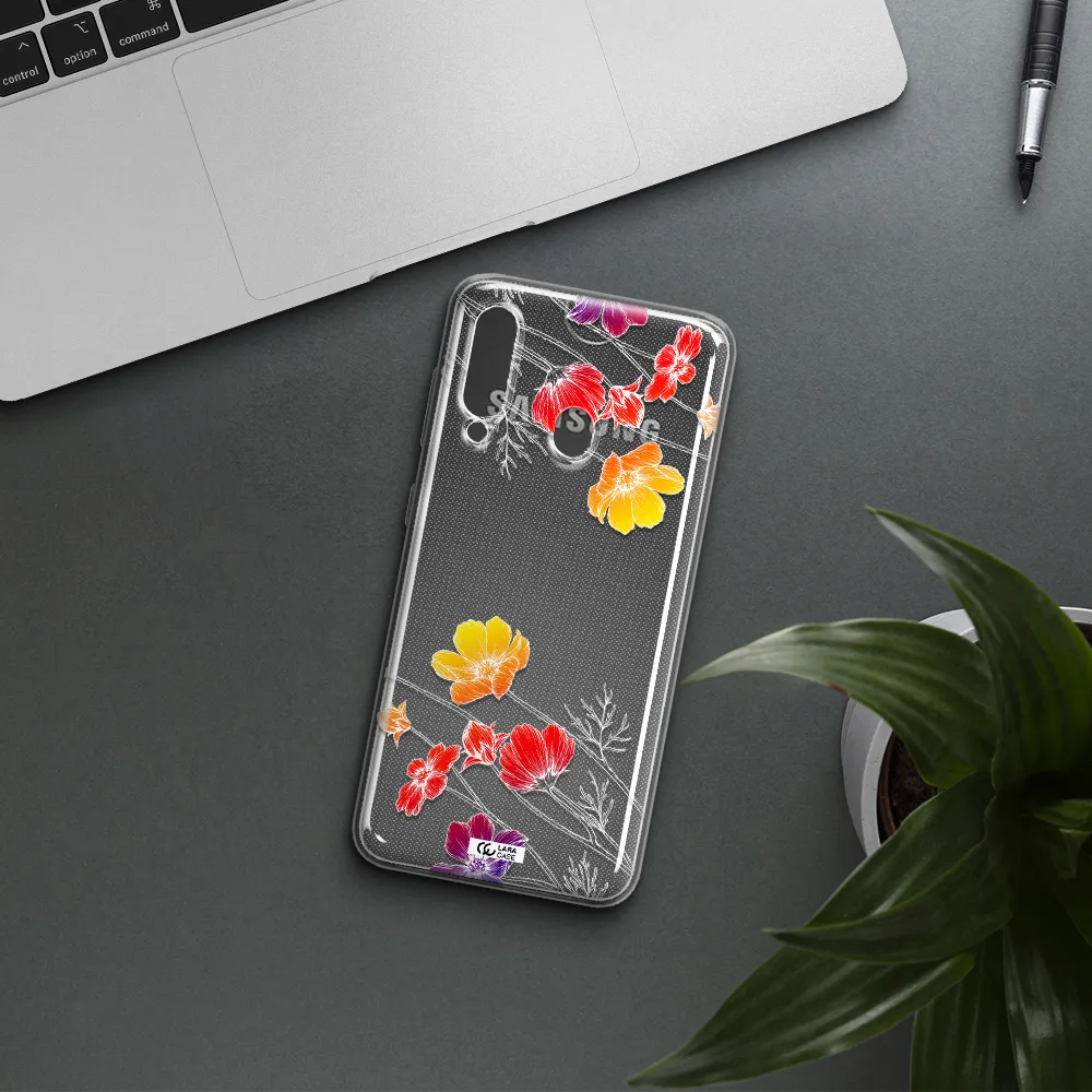 Hibiscus Flower Samsung A60 Clear TPU Case