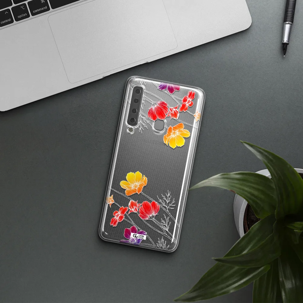 Hibiscus Flower Samsung A9 2018 Clear TPU Case