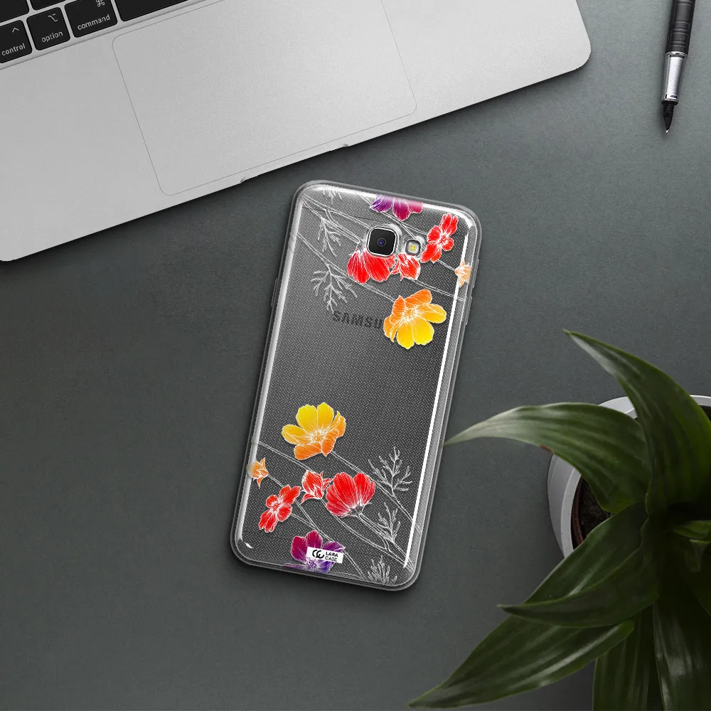 Hibiscus Flower Samsung J5 Prime Clear TPU Case