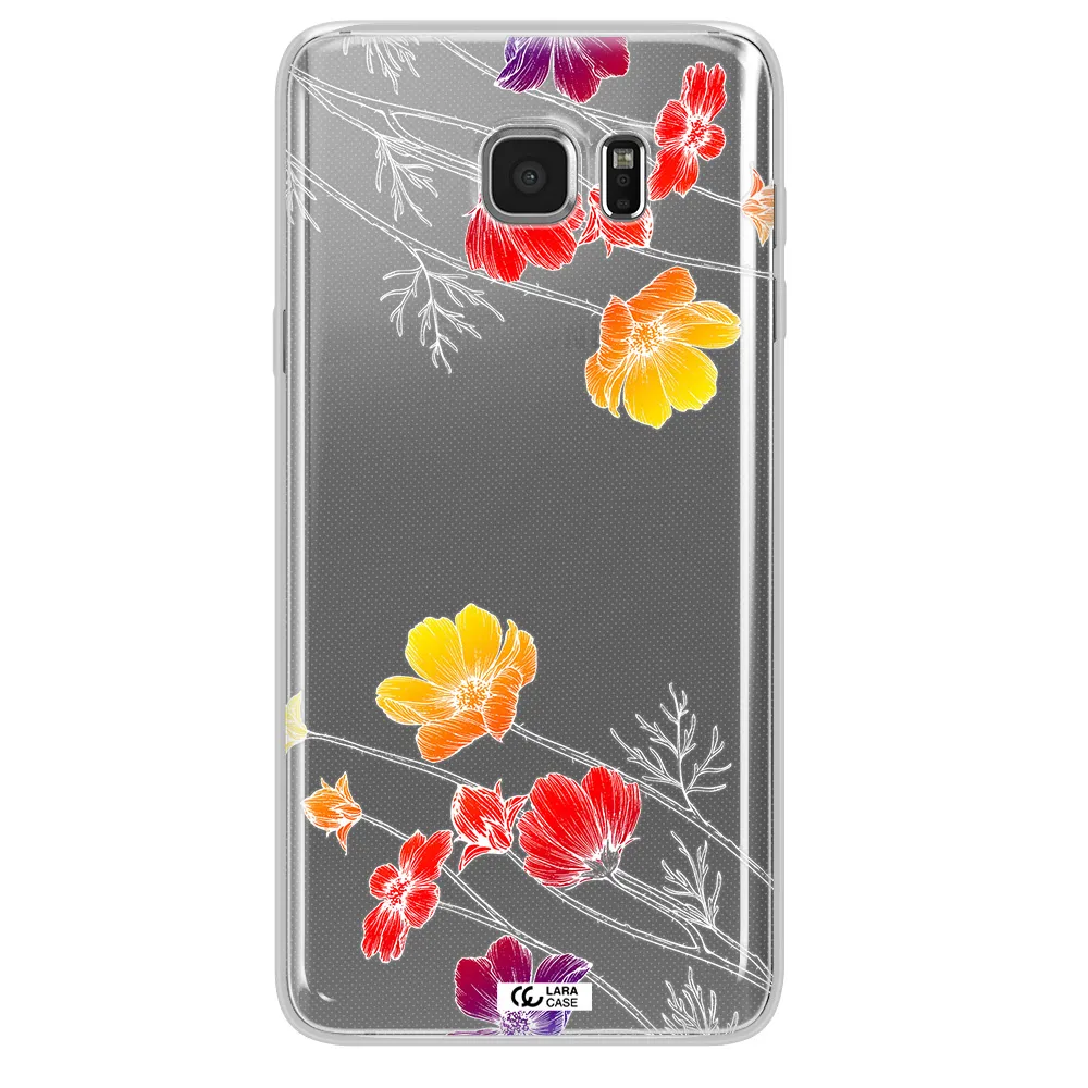 Hibiscus Flower Samsung Note 5 Clear TPU Case