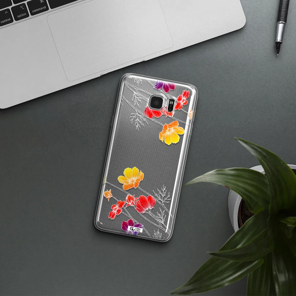 Hibiscus Flower Samsung Note 5 Clear TPU Case