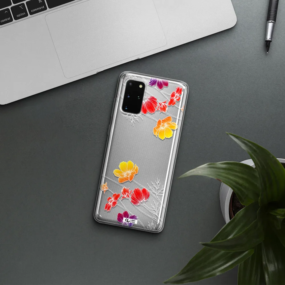 Hibiscus Flower Samsung S 20 Plus Clear TPU Case