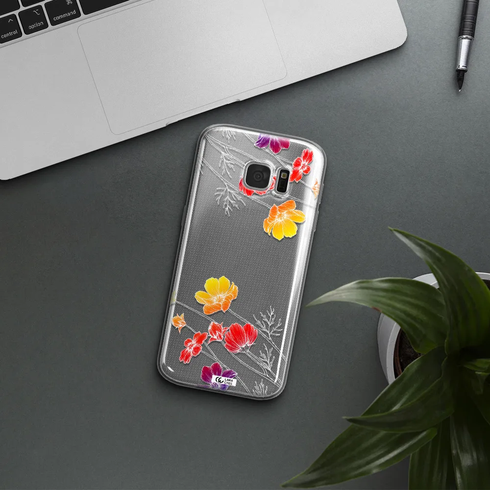 Hibiscus Flower Samsung S 7 Clear TPU Case