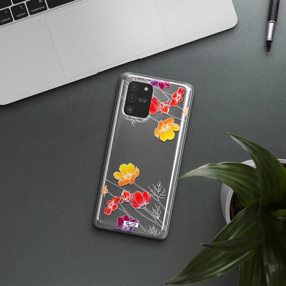 Hibiscus Flower Samsung S10 Lite Clear TPU Case