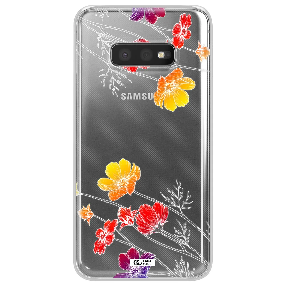 Hibiscus Flower Samsung S10e Clear TPU Case