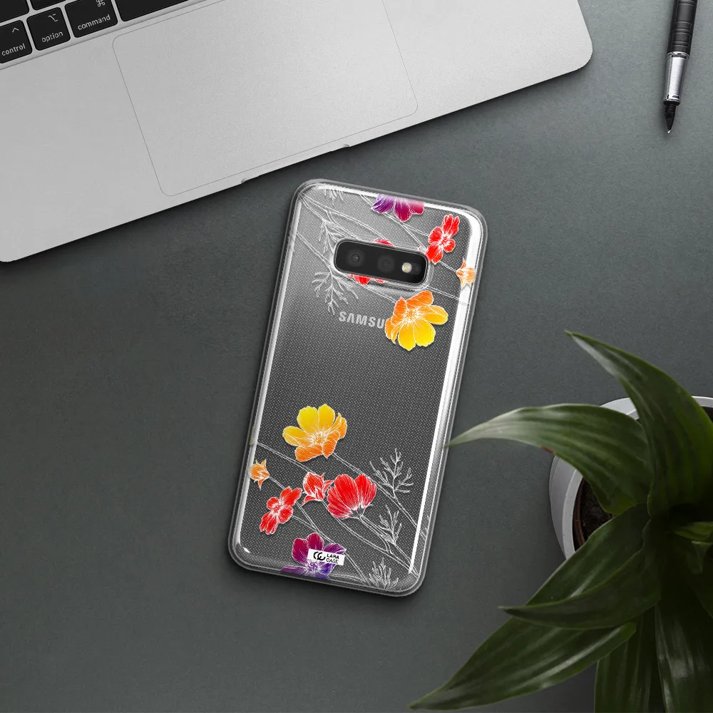 Hibiscus Flower Samsung S10e Clear TPU Case