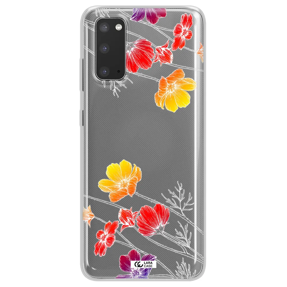 Hibiscus Flower Samsung S20 Clear TPU Case