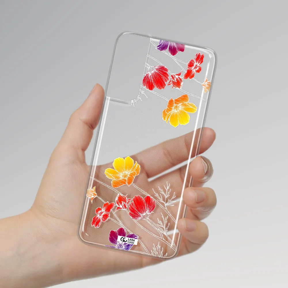 Hibiscus Flower Samsung S21 Plus Clear TPU Case