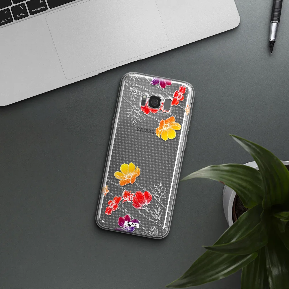 Hibiscus Flower Samsung S8 Clear TPU Case