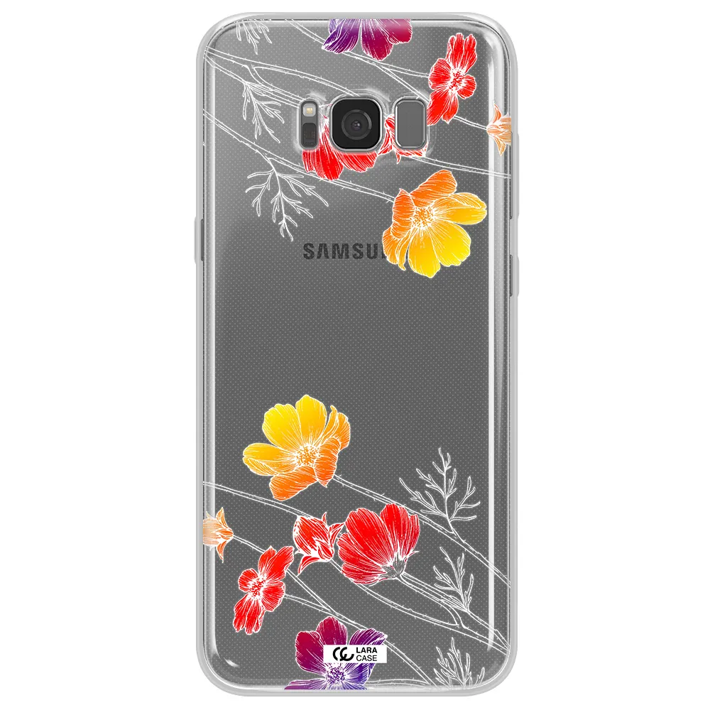 Hibiscus Flower Samsung S8 Plus Clear TPU Case