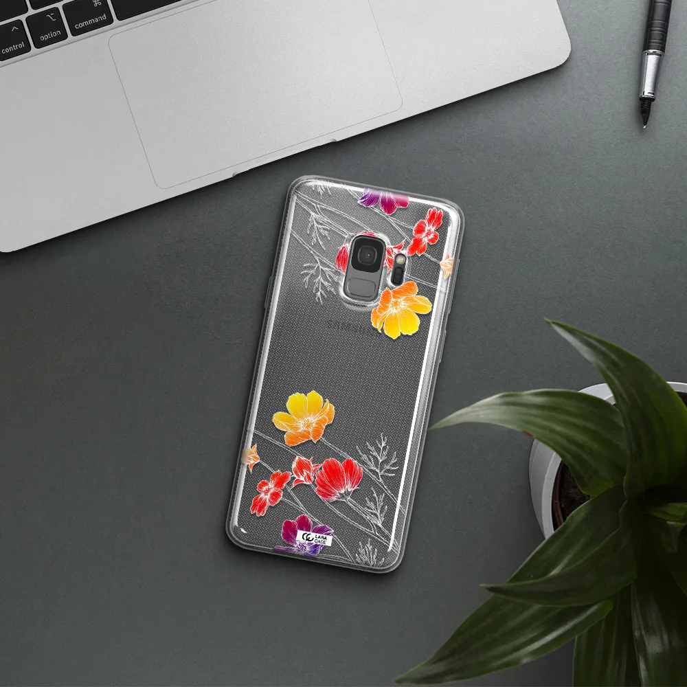 Hibiscus Flower Samsung S9 Clear TPU Case