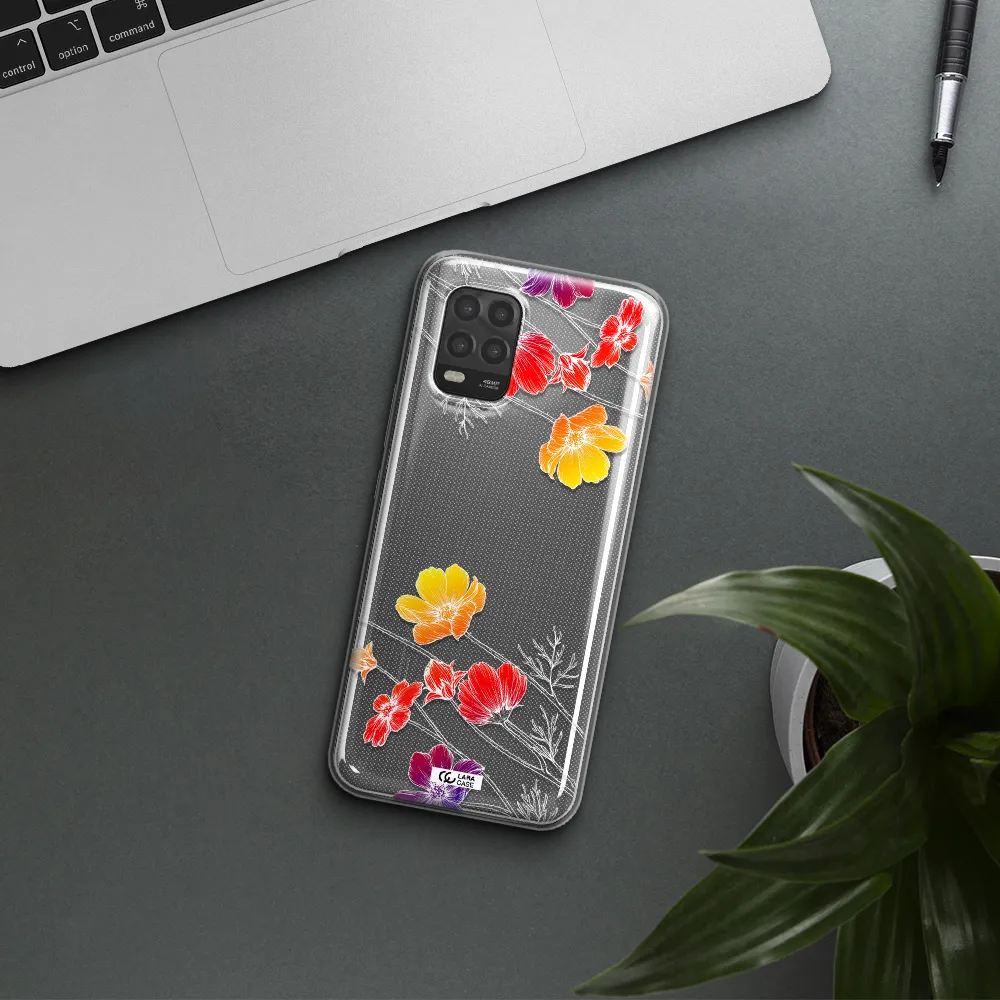 Hibiscus Flower Xiaomi Mi 10 Lite Clear TPU Case