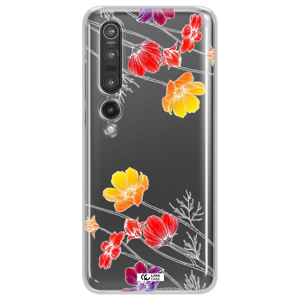 Hibiscus Flower Xiaomi Mi 10 Pro Clear TPU Case