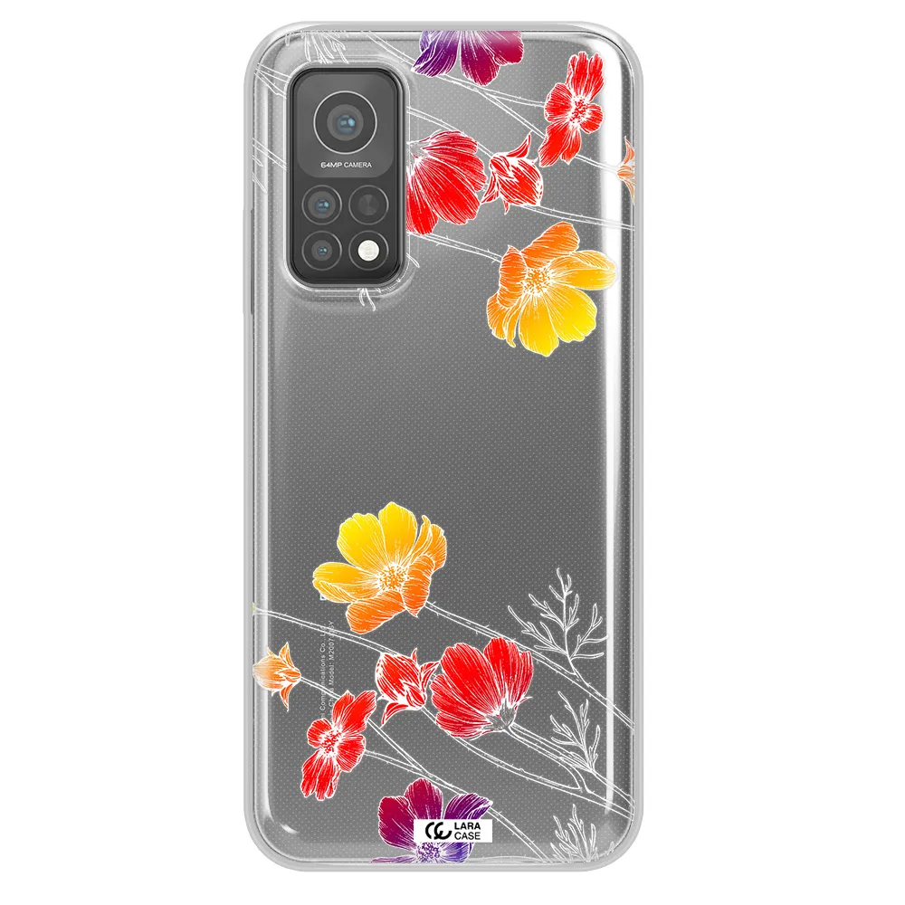 Hibiscus Flower Xiaomi Mi 10 T Pro Clear TPU Case