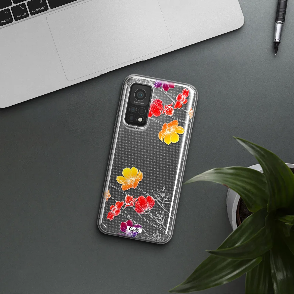 Hibiscus Flower Xiaomi Mi 10T Clear TPU Case