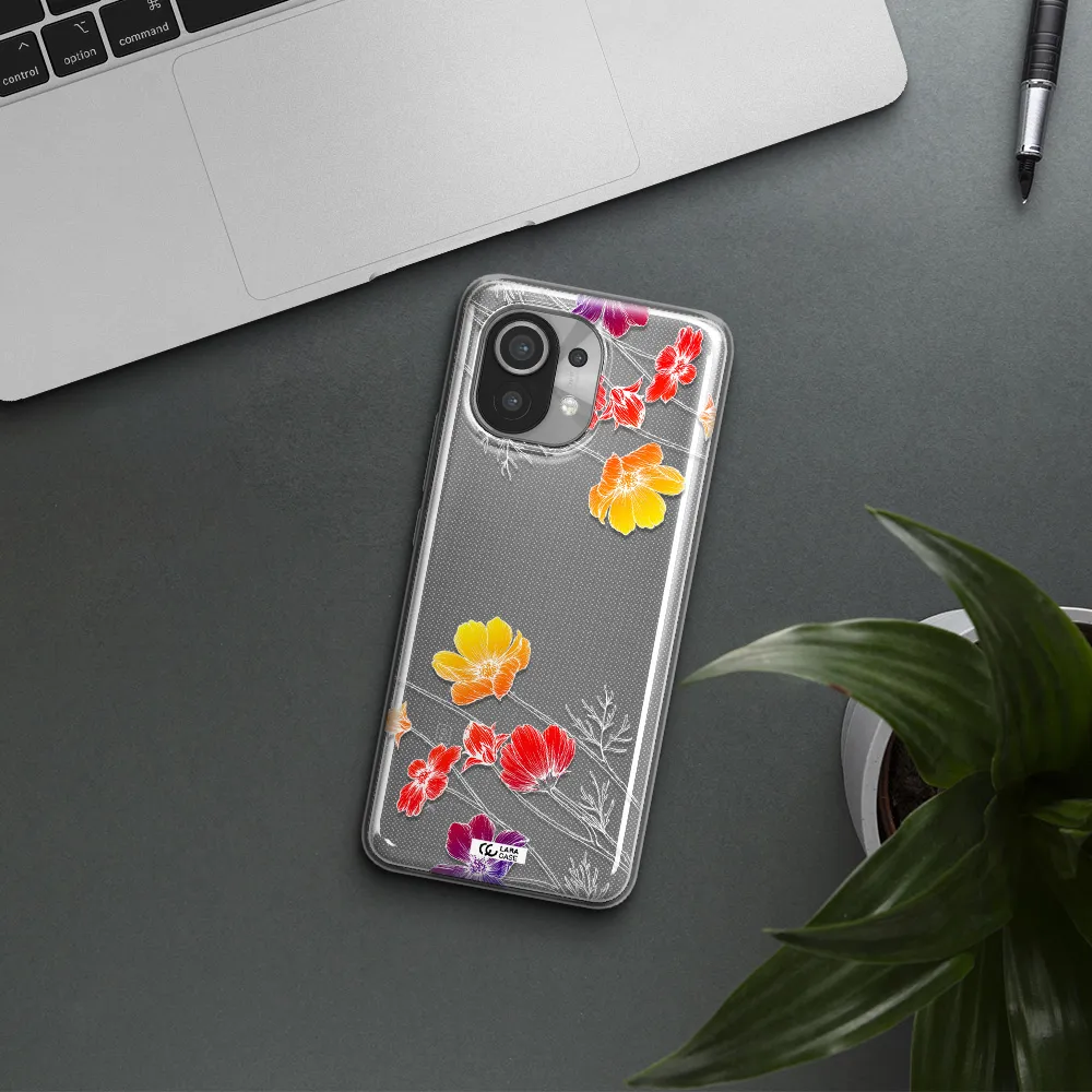 Hibiscus Flower Xiaomi Mi 11 Clear TPU Case