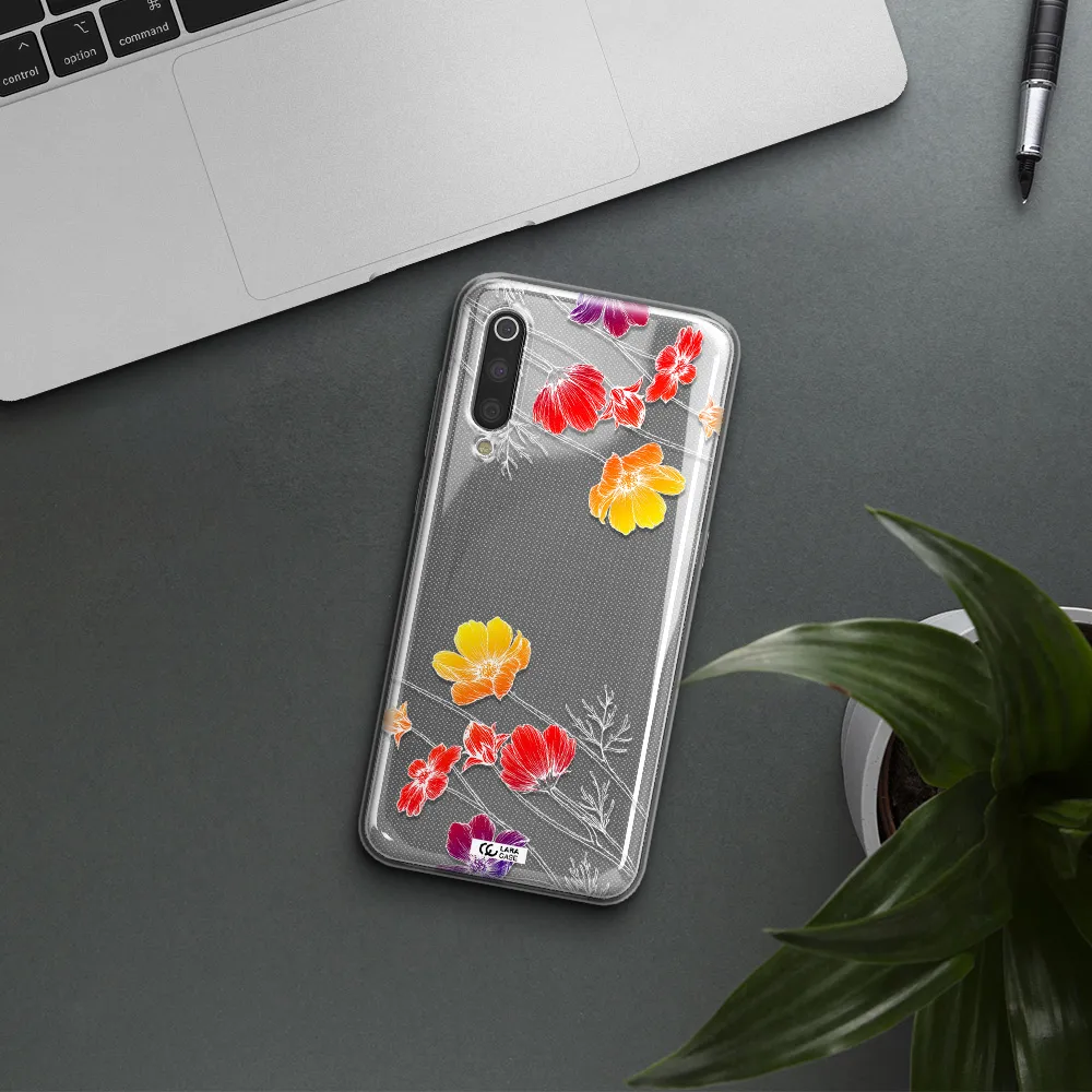 Hibiscus Flower Xiaomi Mi 9 Clear TPU Case