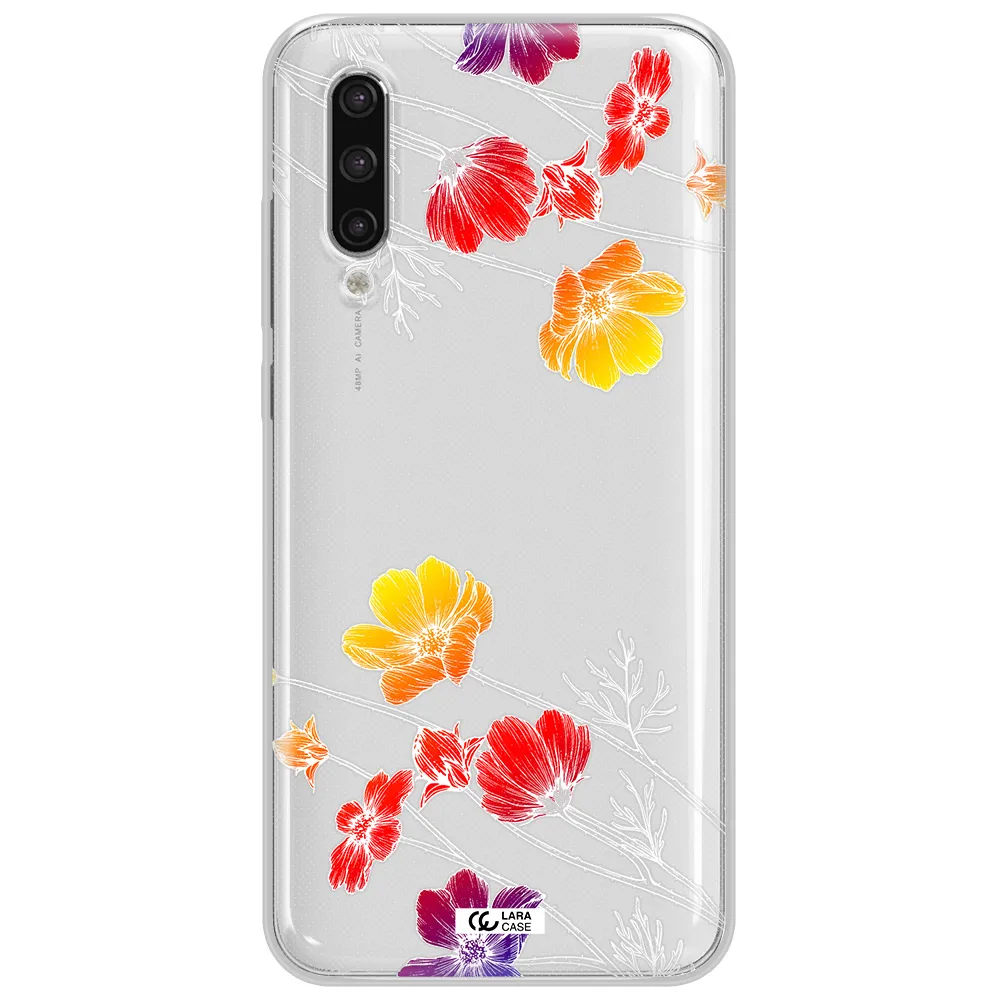 Hibiscus Flower Xiaomi Mi 9 Lite Clear Tpu Case