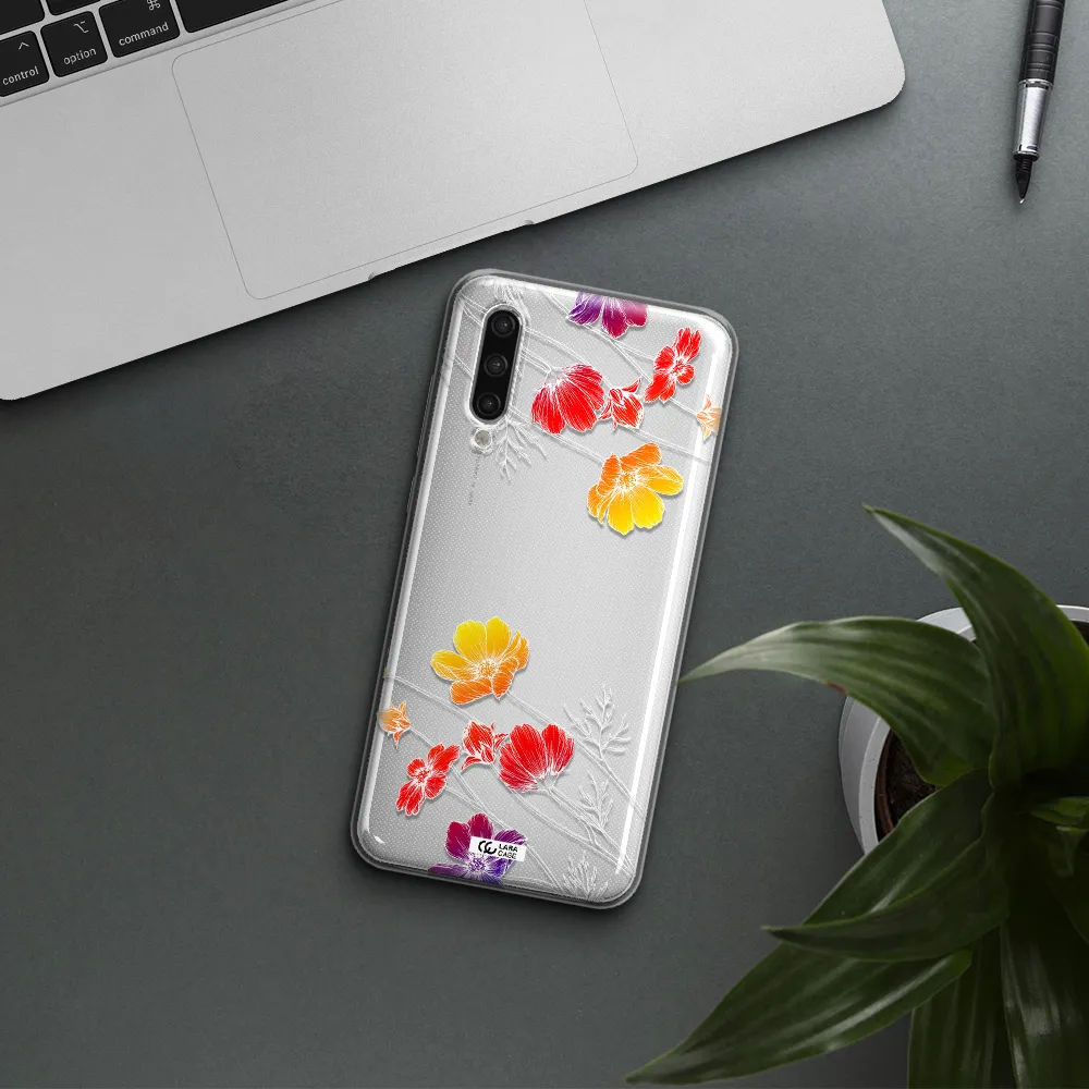 Hibiscus Flower Xiaomi Mi 9 Lite Clear Tpu Case