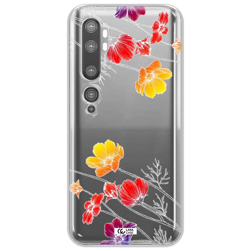 Hibiscus Flower Xiaomi Mi Note 10 Clear TPU Case