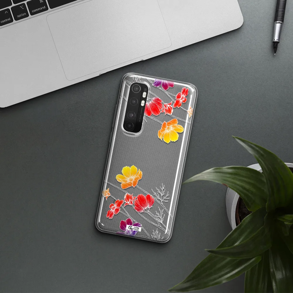 Hibiscus Flower Xiaomi Mi Note 10 Lite Clear TPU Case