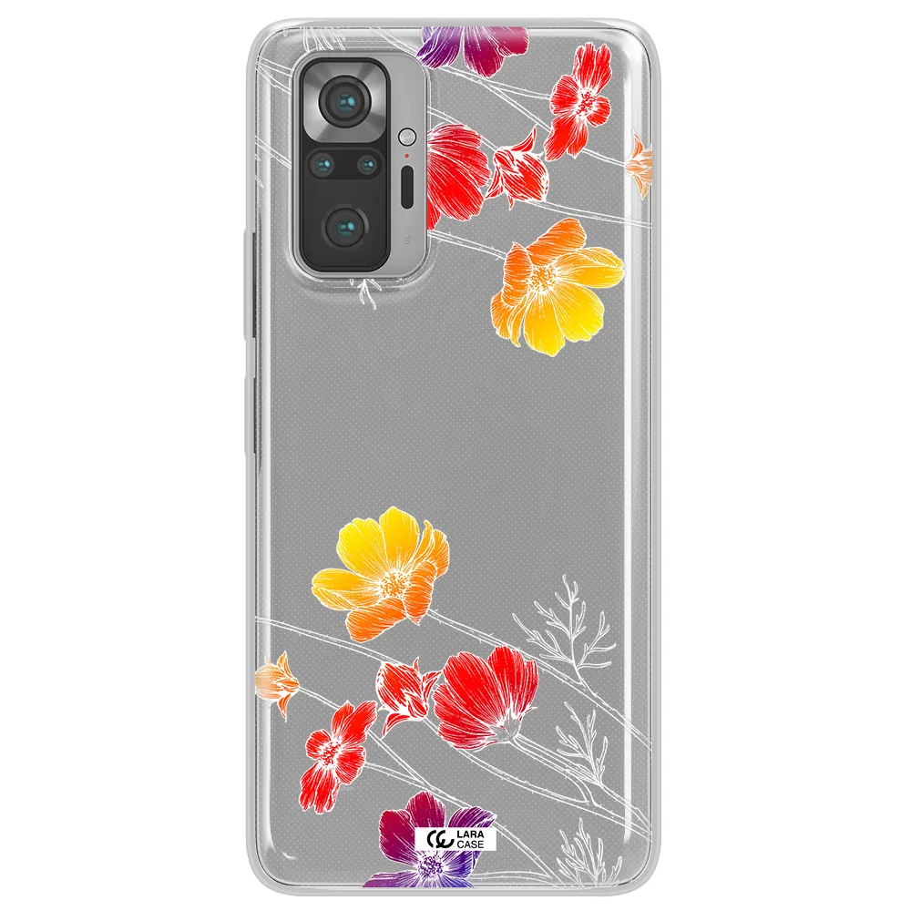 Hibiscus Flower Xiaomi Note 10 Pro Clear TPU Case
