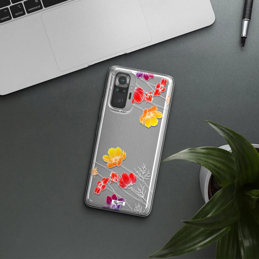 Hibiscus Flower Xiaomi Note 10 Pro Clear TPU Case