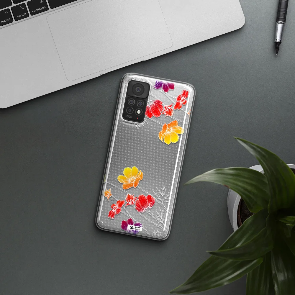 Hibiscus Flower Xiaomi Note 11 Pro Clear TPU Case