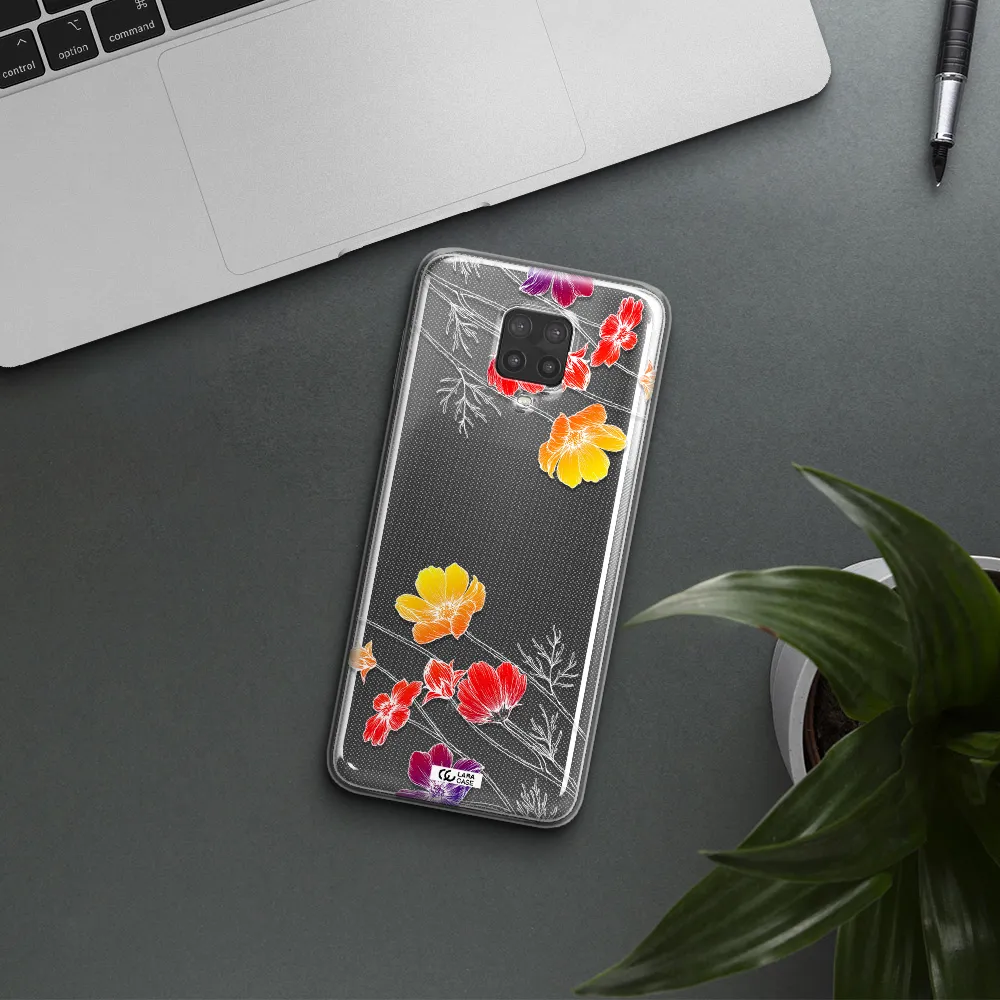 Hibiscus Flower Xiaomi Note 9 Pro Clear TPU Case