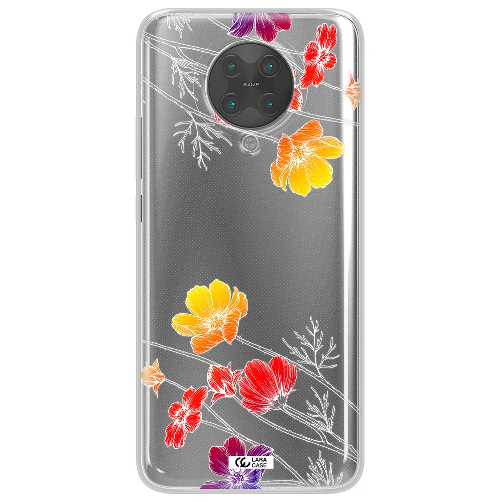 Hibiscus Flower Xiaomi Poco F2 Pro Clear TPU Case