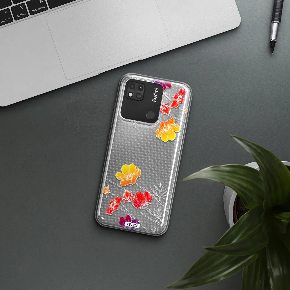 Hibiscus Flower Xiaomi Redmi 10A Clear TPU Case
