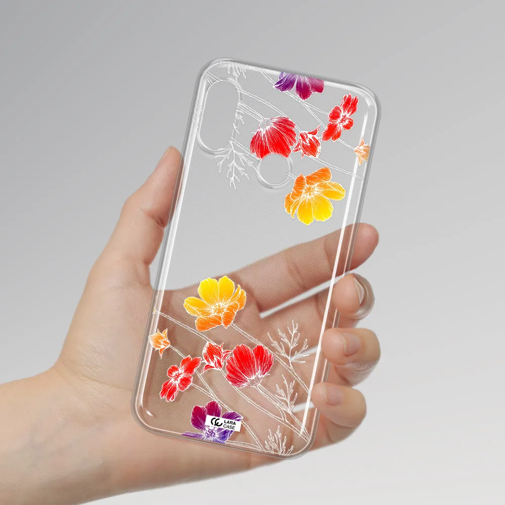 Hibiscus Flower Xiaomi Redmi 6 Pro Clear TPU Case